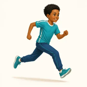 Orod (Run): illustration from the Luuqad Activities lesson