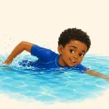 Dabaalo (Swim) illustration from the Luuqad app