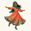 Dheel (Dance) illustration from the Luuqad app