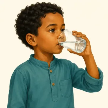 Cab (Drink): illustration from the Luuqad Activities lesson