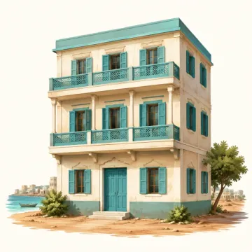 Dhismo (Building): illustration from the Luuqad City lesson