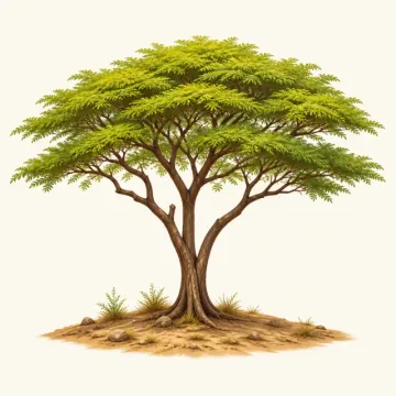 Geed (Tree): illustration from the Luuqad City lesson