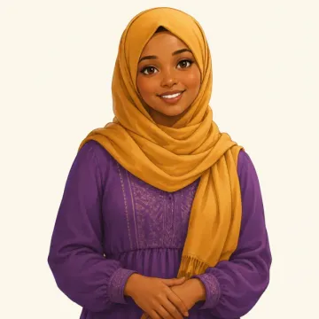 Habaryar (Aunt (mother's sister)): illustration from the Luuqad Family lesson