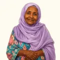 Ayeeyo (Grandmother) illustration from the Luuqad app
