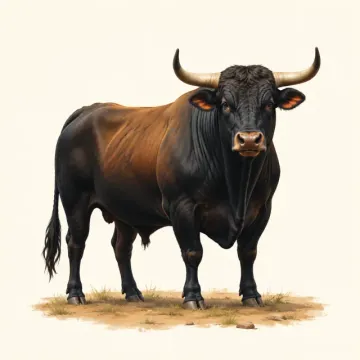 Dibi (Bull): illustration from the Luuqad Animals lesson