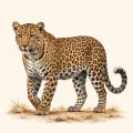 Haramcad (Leopard) illustration from the Luuqad app