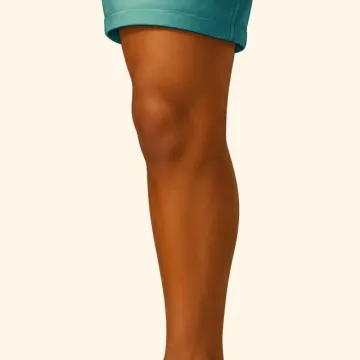 Lug (Leg): illustration from the Luuqad Face & Body lesson