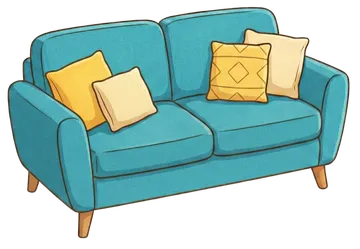 Fadhi (Sofa): illustration from the Luuqad House lesson