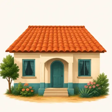 Saqaf (Roof): illustration from the Luuqad House lesson