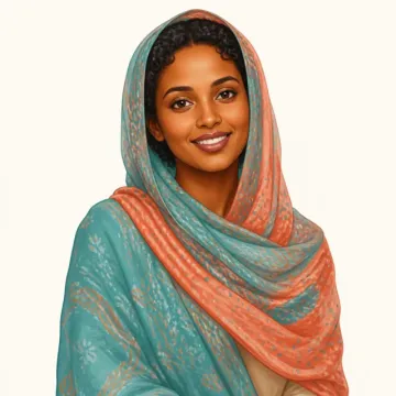 Garbasaar (Scarf): illustration from the Luuqad Clothing lesson